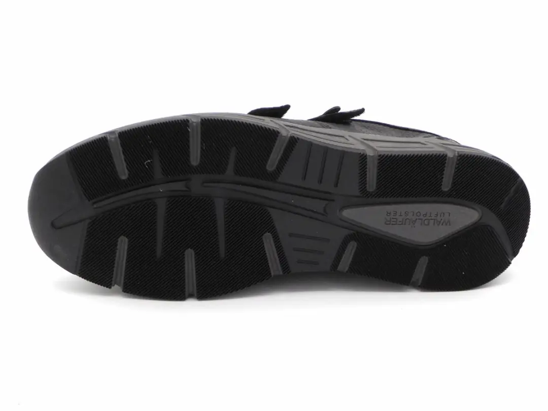 Wäldlaufer Heren Klittenbandschoen 323304-199-001 - Zwart - Maat 44