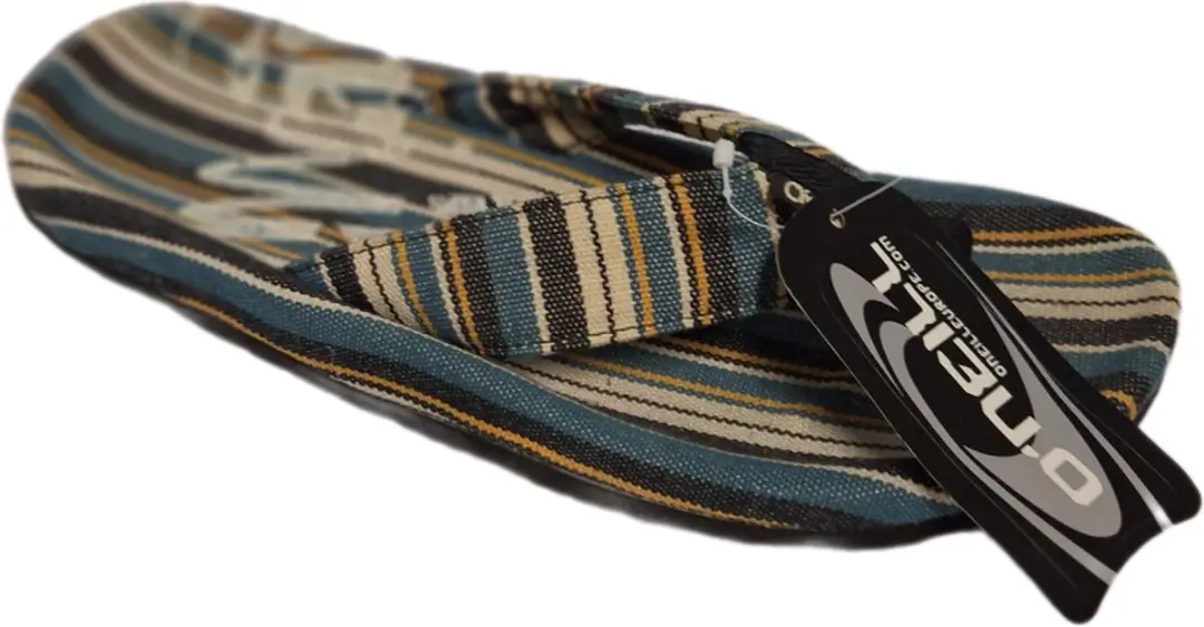 O'NEILL-ZEN-BLEU STRIPED SLIPPER-SIZE 42