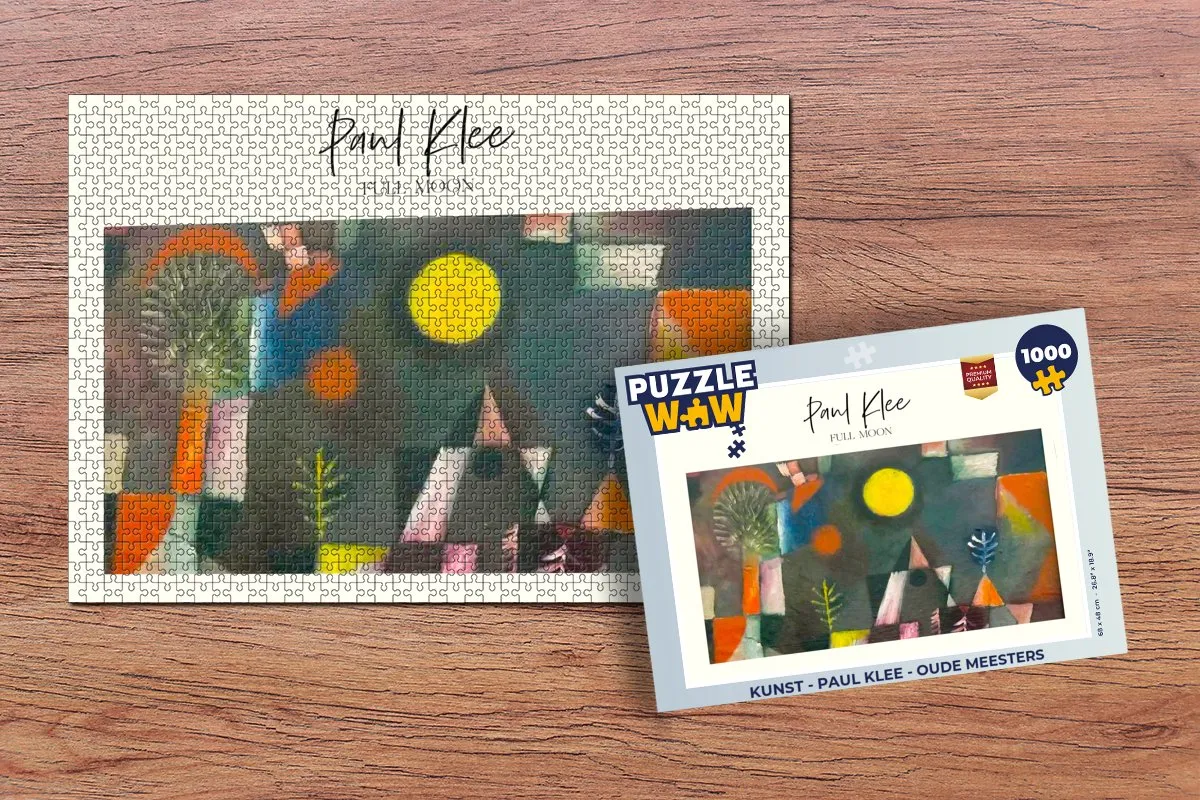 PuzzleWow Paul Klee Oude Meesters Legpuzzel 1000 Stuks - Multicolor