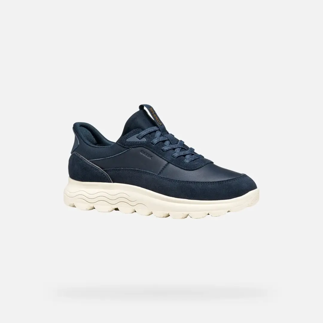 Geox Spherica Plus D567MB_08522 Dames Schoenen - 38 - Donkerblauw/Grijs