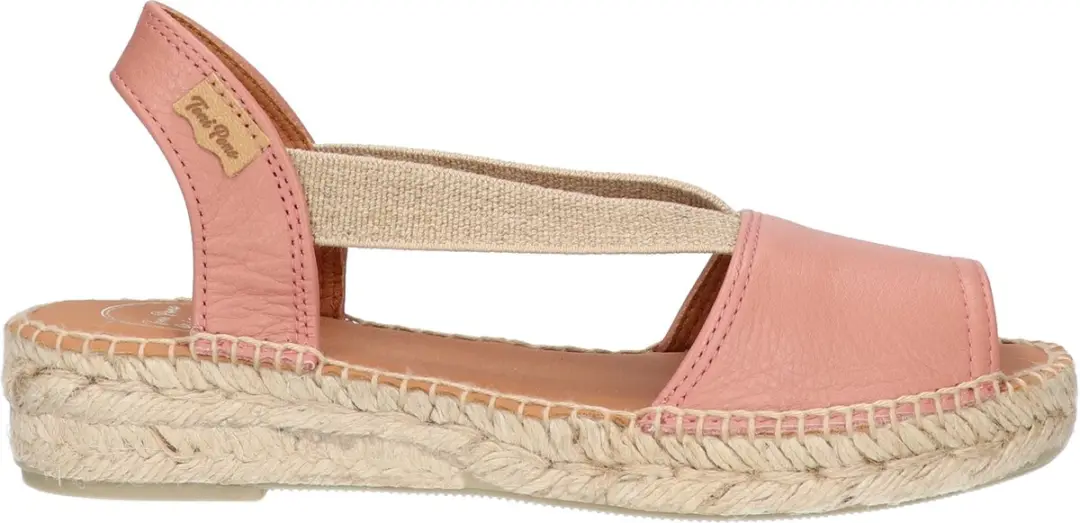 Toni Pons Etna Leren Dames Espadrilles Pale Maat 38