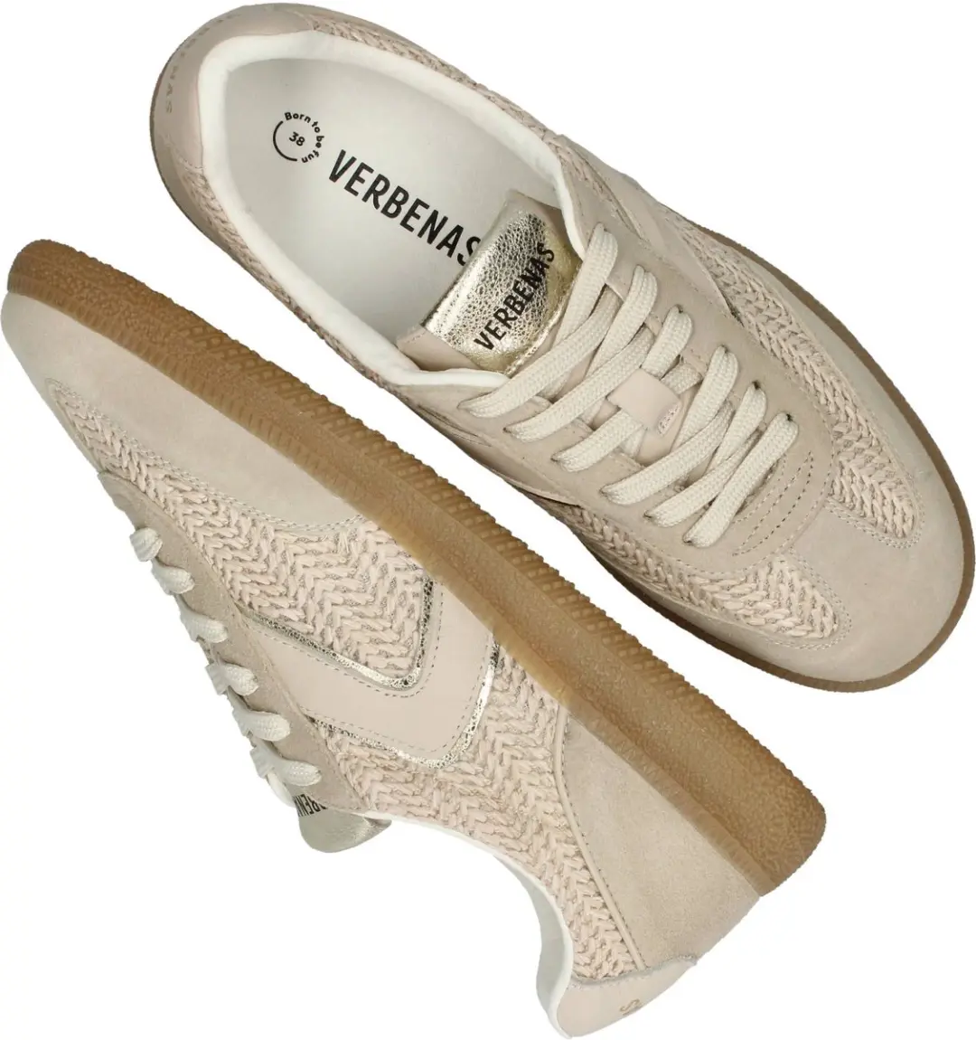 Verbenas Sound Sneakers Dames - Beige 37 - afbeelding 6 van 6