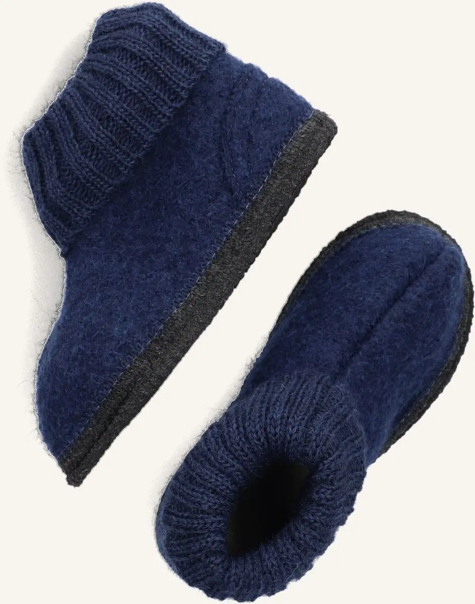 Bergstein Cozy Sloffen Junior - Maat 22 - Dark Blue - afbeelding 3 van 6