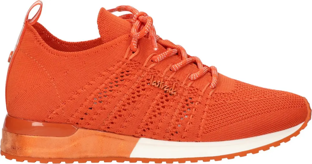 La Strada Sneaker Oranje Knitted
