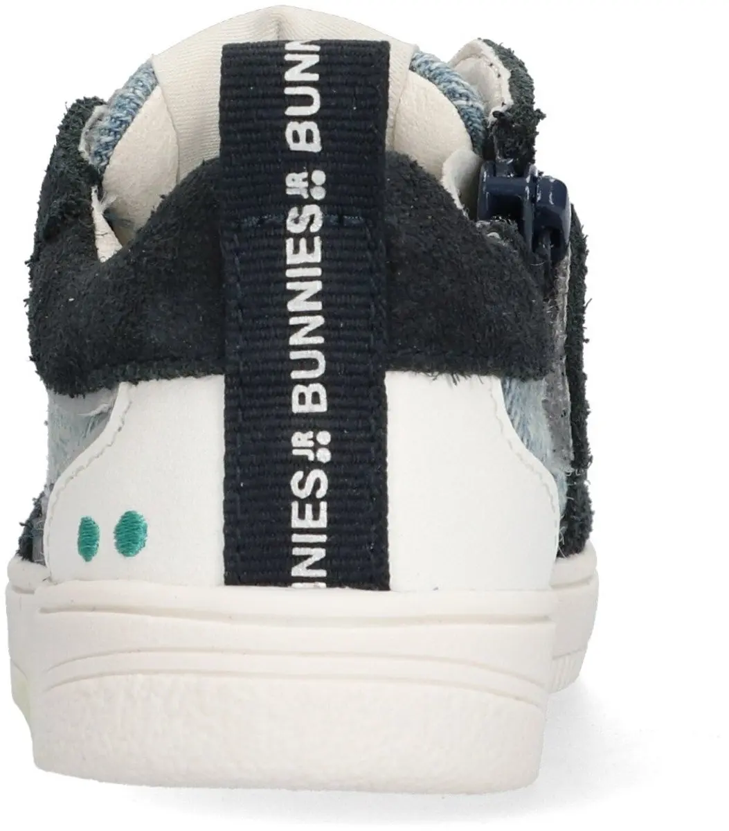 BunniesJR 225251-420 Jongens Lage Sneakers - Blauw/Wit - afbeelding 4 van 6