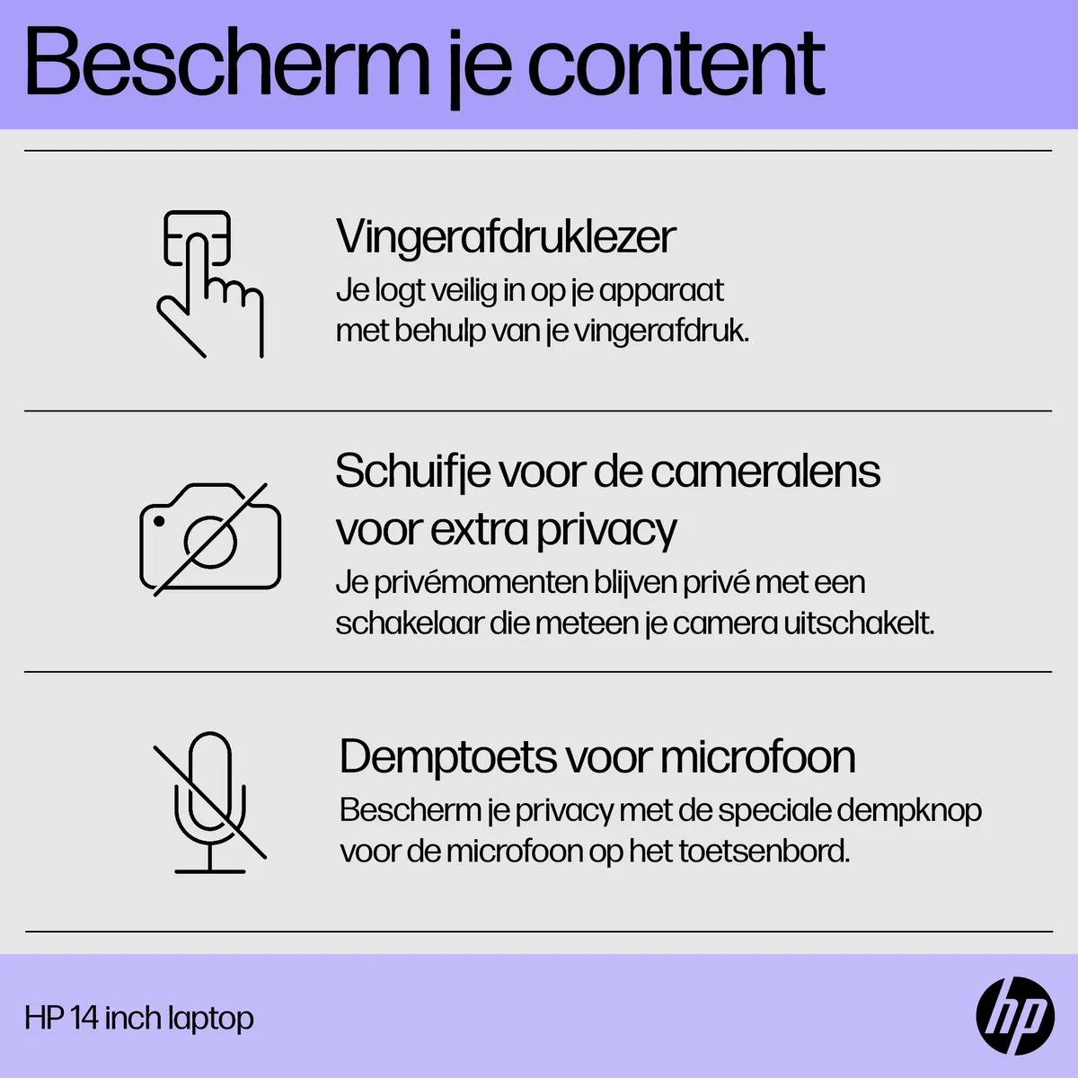 HP Laptop 14-ep0072nd - i5-1334U 16GB 512GB SSD - Zilver