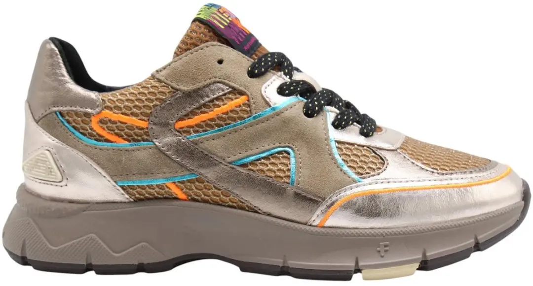 Floris van Bommel DAYSI 09.01 Lage Sneakers - Metallics 38 - afbeelding 2 van 6
