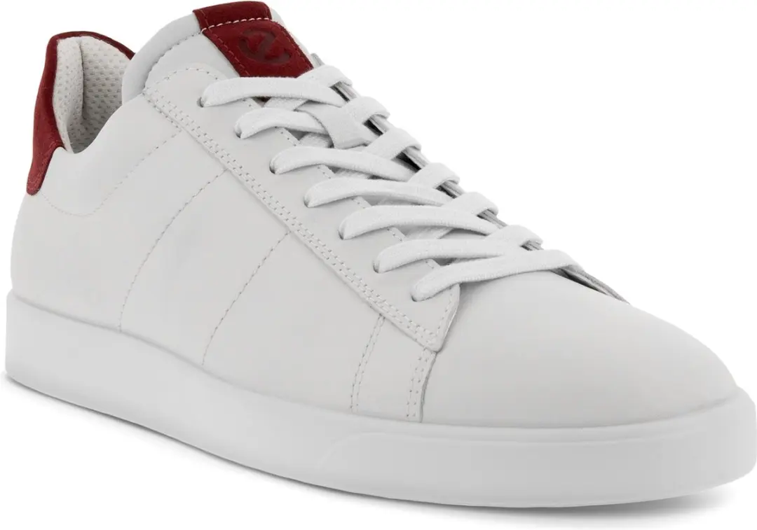 ECCO Street Lite Heren Sneaker - Wit - afbeelding 2 van 4