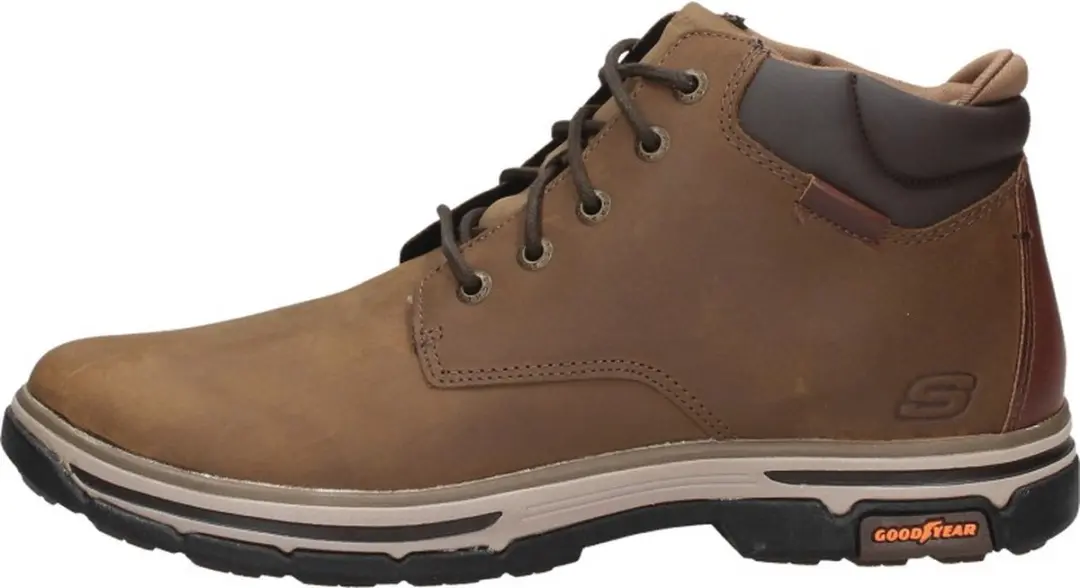 Skechers Segment 2.0 Brogden Heren Sneakers - Bruin - afbeelding 2 van 6