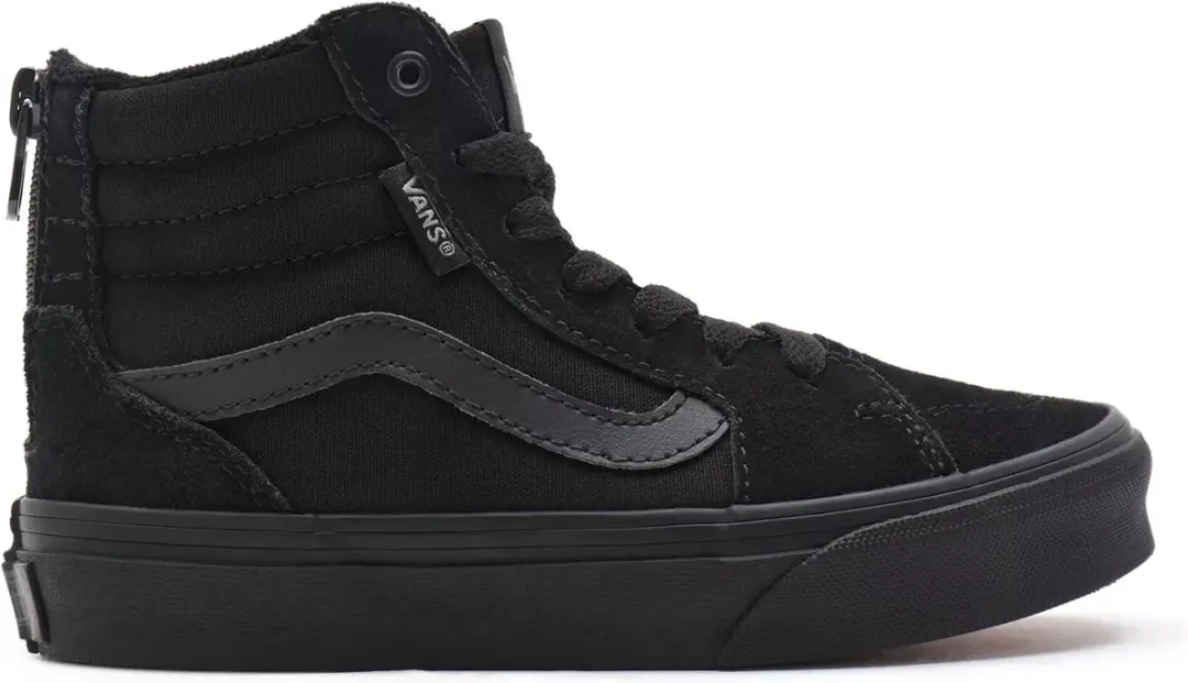 Vans Filmore Hi Zip Sneakers zwart Suede