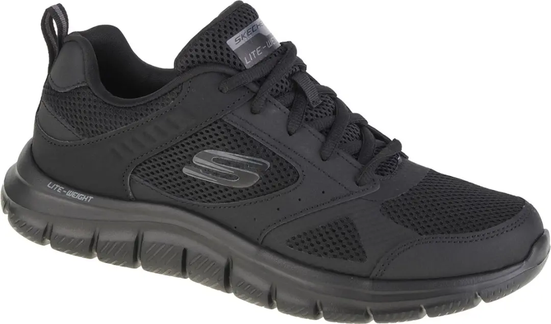 Skechers Track Syntac heren sportschoenen zwart