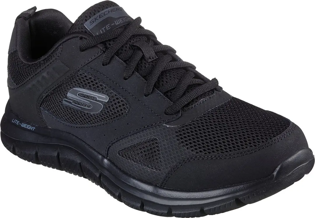Skechers Track Syntac Heren Sportschoenen - Zwart - afbeelding 3 van 6