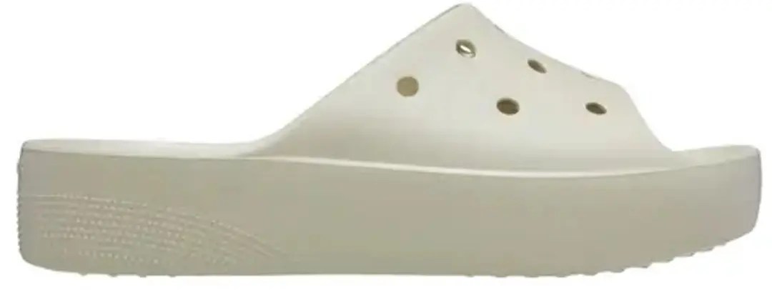 Crocs Classic Platform Instappers Dames 39.5 - Beige - afbeelding 4 van 6