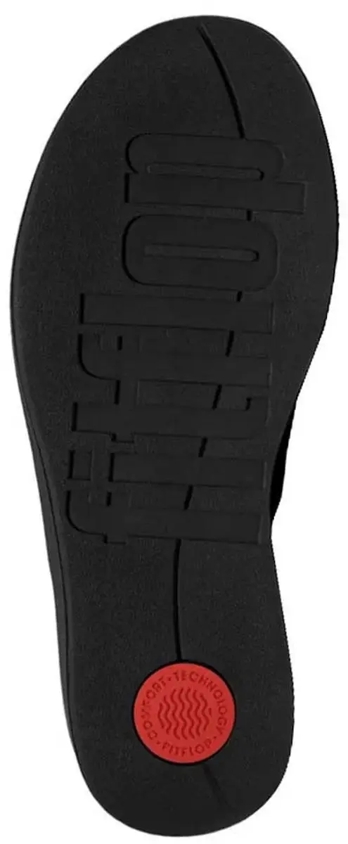 FitFlop Wedge Toe-Post Sandalen Dames - Zwart - afbeelding 6 van 6