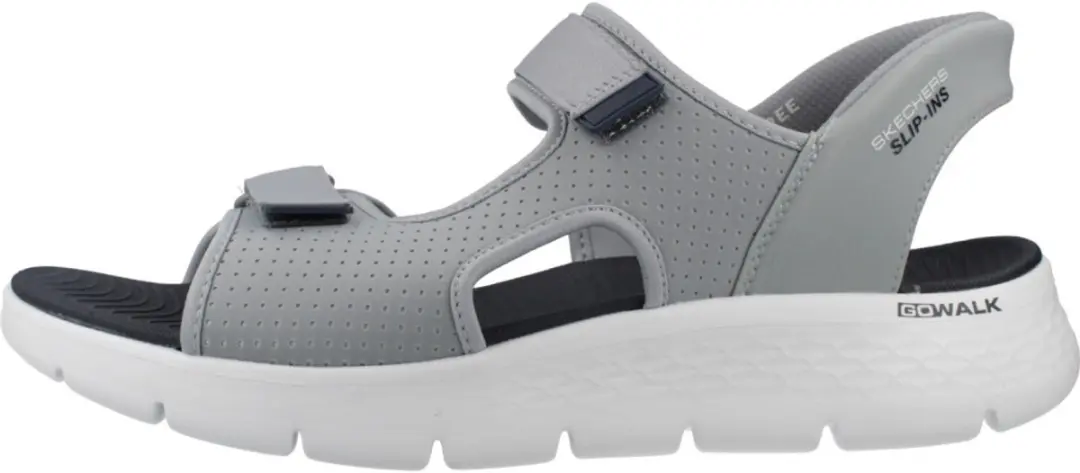 Skechers Go Walk Flex Sandalen - Heren - Grijs - afbeelding 2 van 6