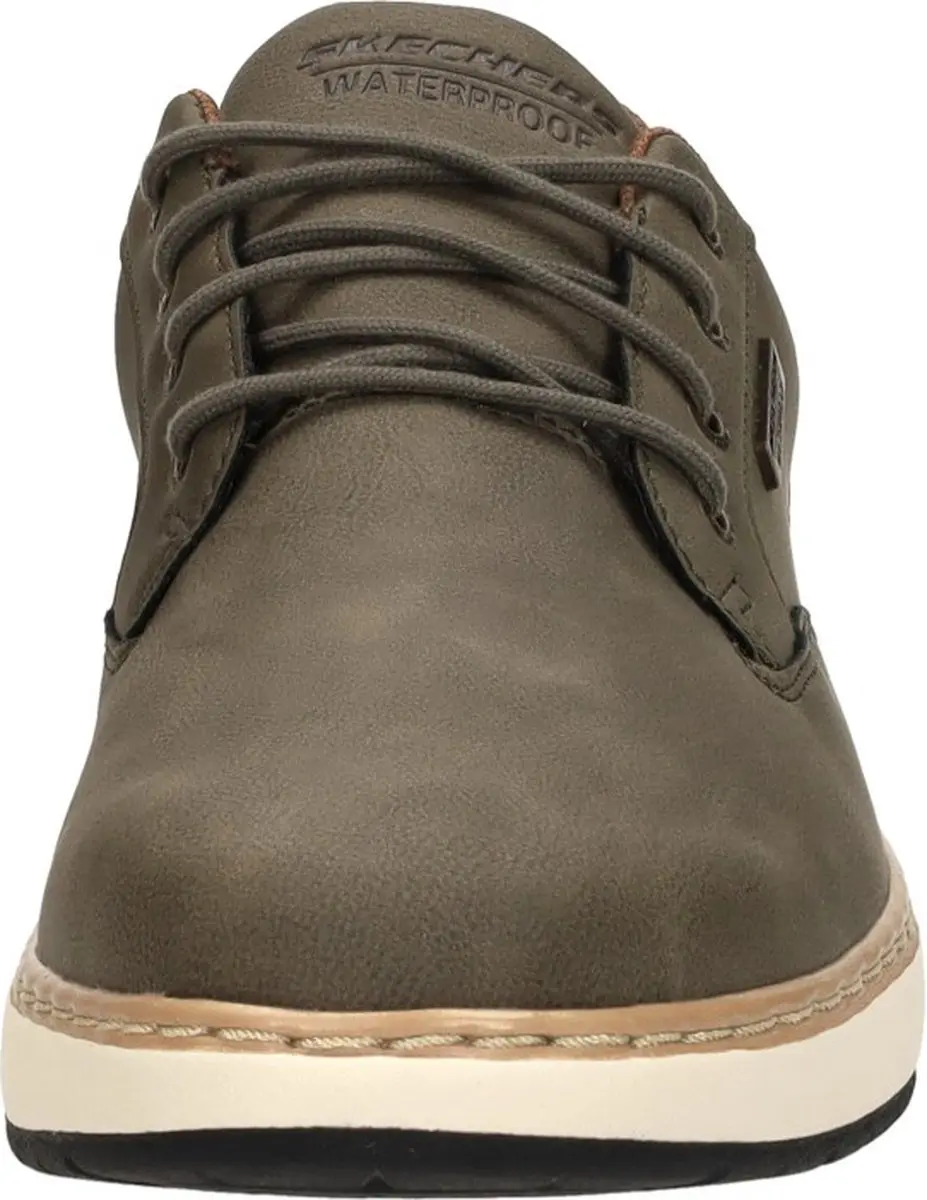 Skechers Garlan Pryor Heren Veterschoenen - Olive - afbeelding 6 van 6