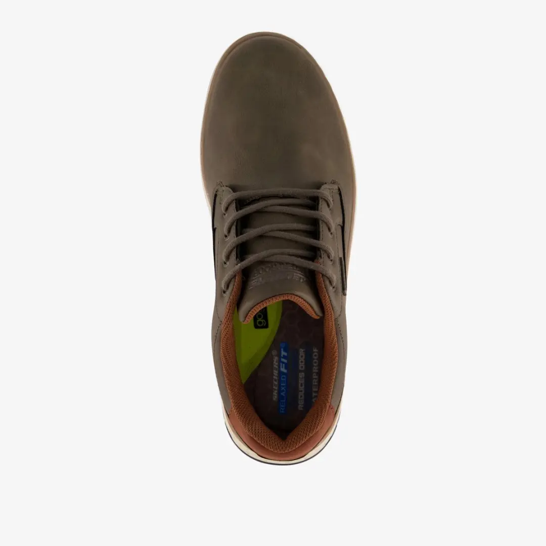 Skechers Garlan Pryor Heren Veterschoenen - Olive - afbeelding 4 van 6
