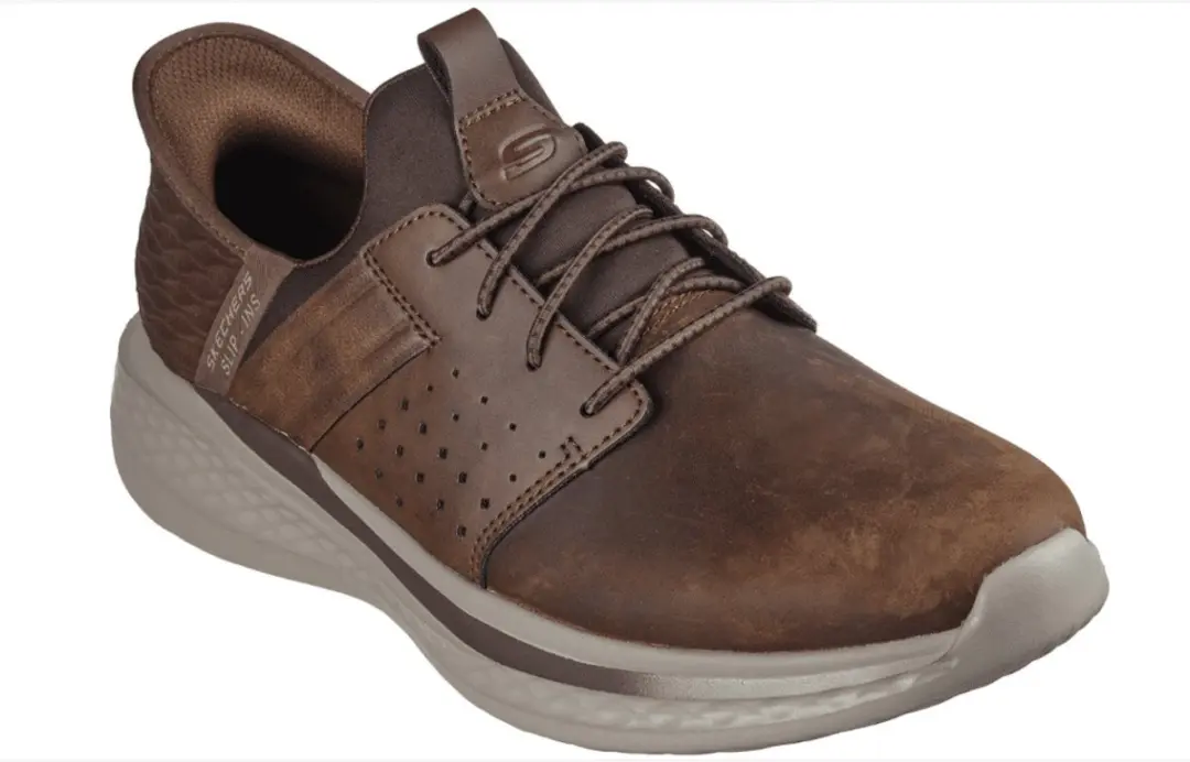 Skechers Slip-ins Instappers Heren - Bruin - 47.5 - afbeelding 3 van 6