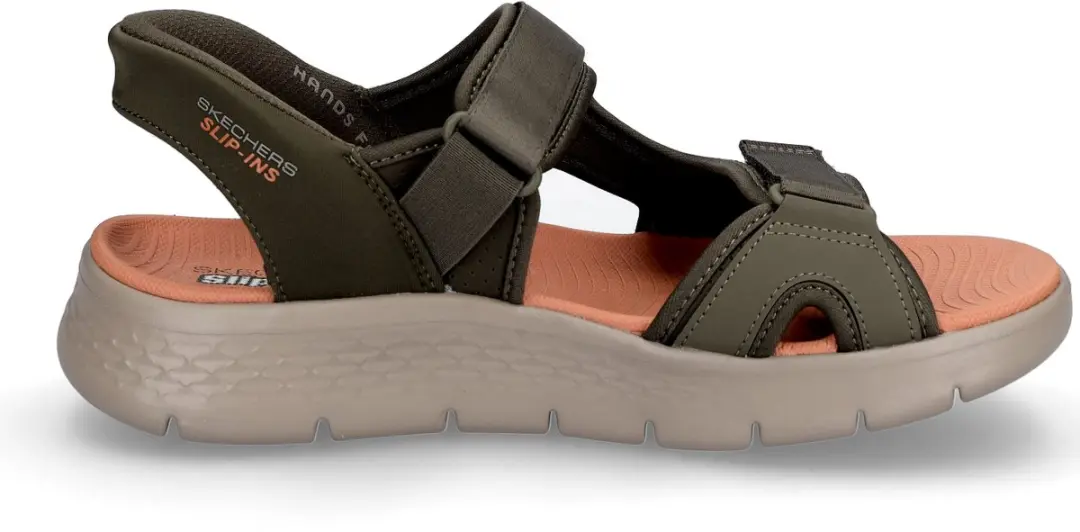 Skechers GO WALK FLEX SANDAL-EASY ENTR Heren Sandalen - Olijf