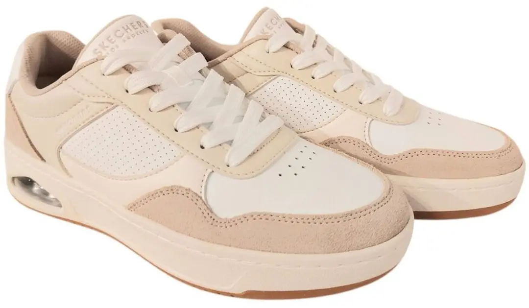 Skechers Sneaker UNO Out of Sight 183158 WNT Wit Naturel Zand