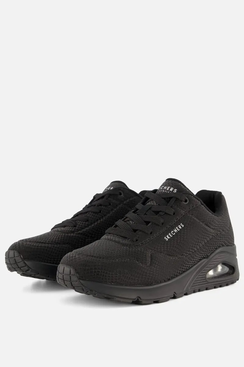 Skechers Uno Shiny Scale Sneakers zwart