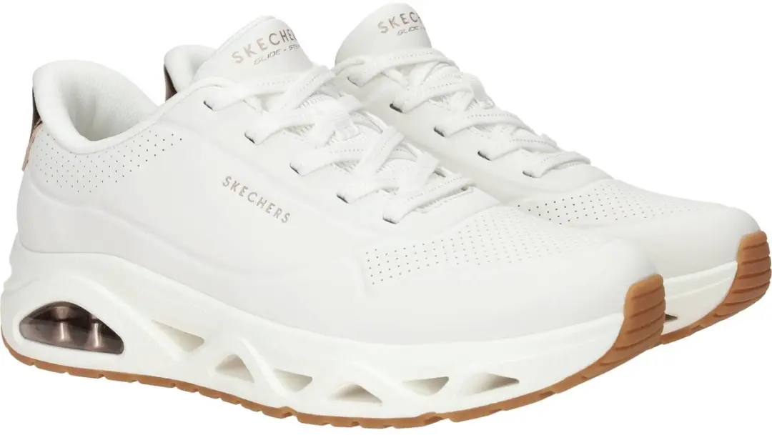 Skechers Uno Glide Step Glide On Air Sneakers 190113 - Wit