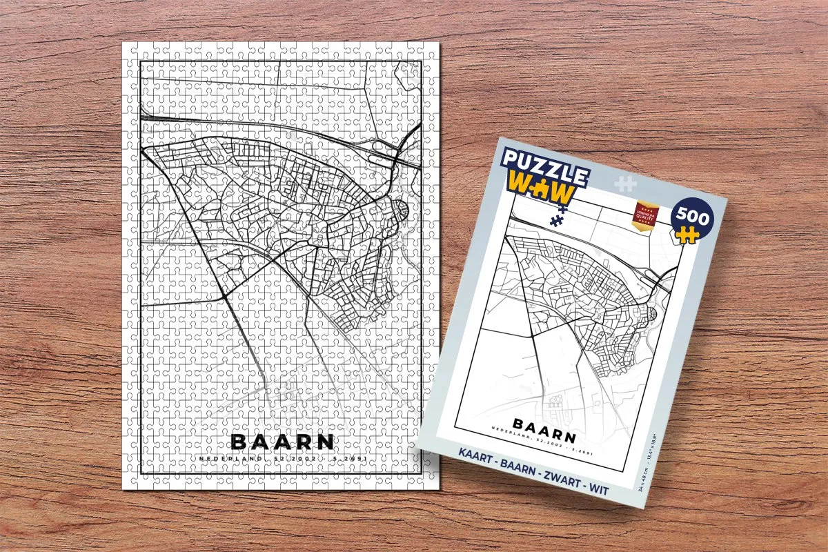PuzzleWow Legpuzzel Baarn 500 Stuks - Multicolor
