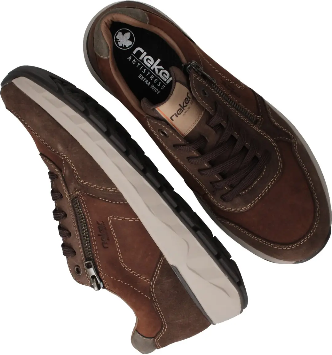 Rieker 308226 Sneakers - Bruin - Maat 46 - afbeelding 6 van 6