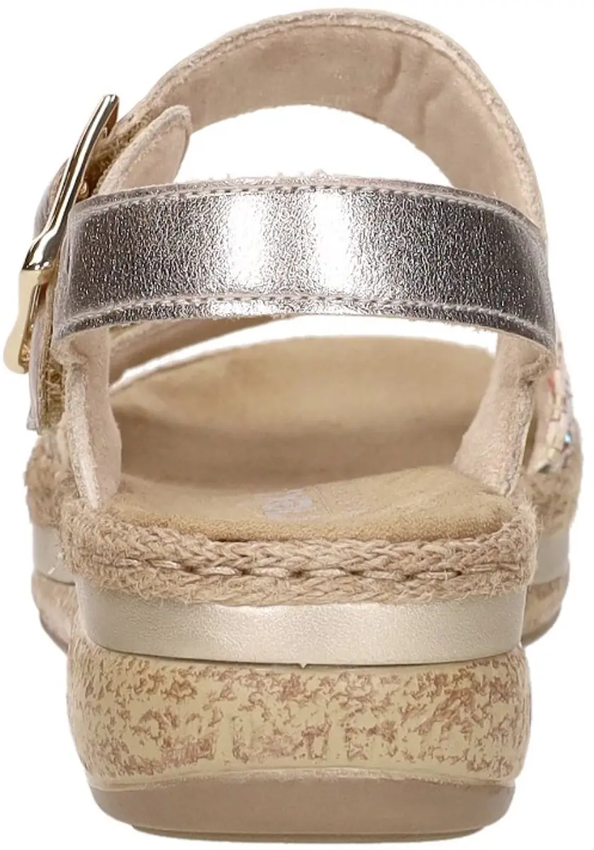 Rieker Plat Sandalen 39 - Goud - afbeelding 6 van 6