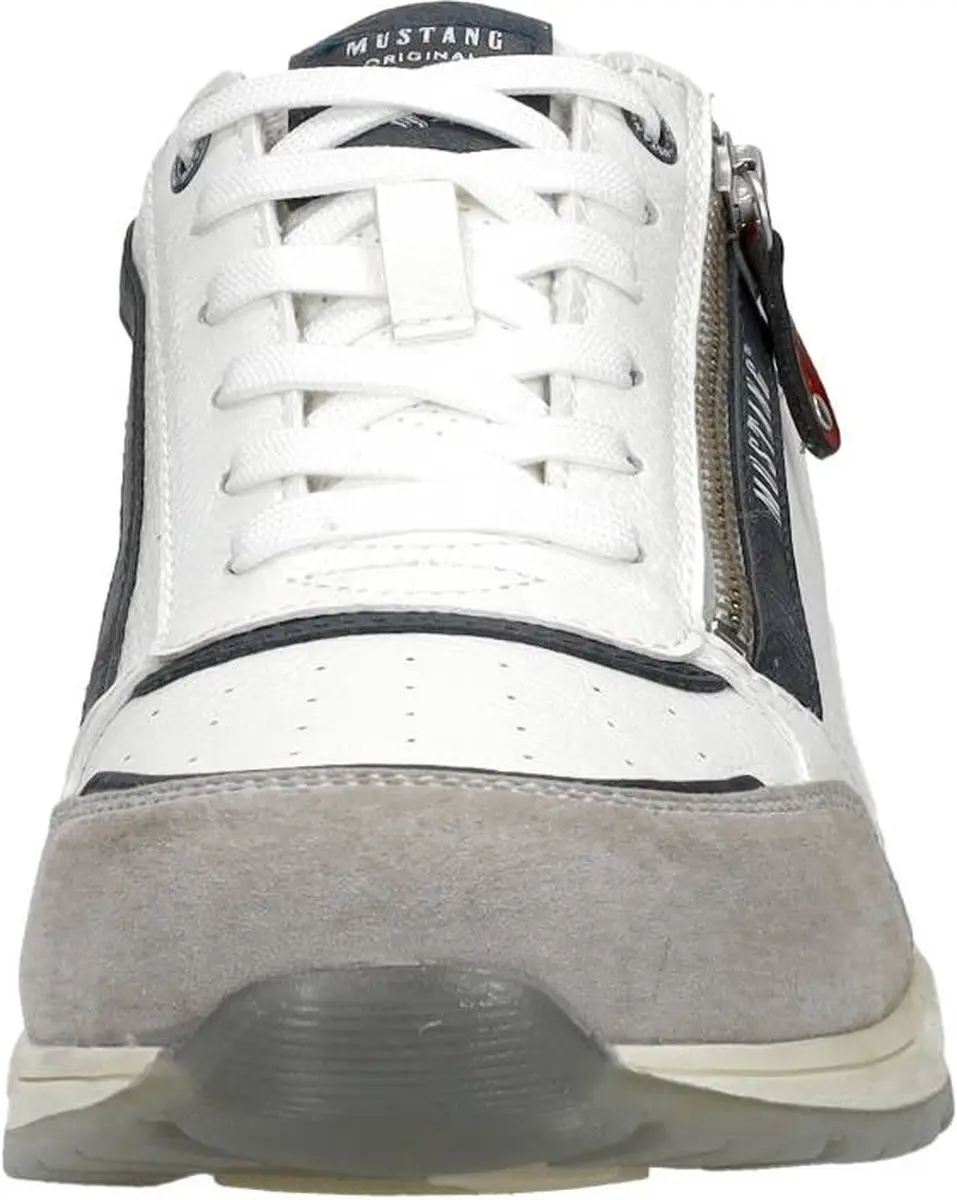 Mustang Sneakers Laag Sneakers Laag - Wit - Maat 44 - afbeelding 3 van 6