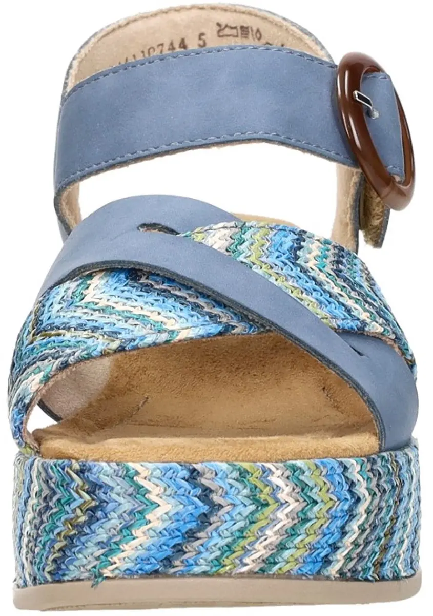 Rieker Sandalen Hak Sandalen Hak - Blauw - Maat 36 - afbeelding 6 van 6