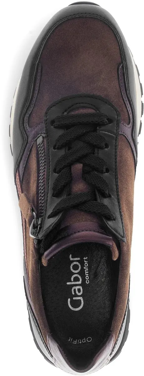 Gabor Dames Sneakers 378 - 41 - Zwart - afbeelding 5 van 6