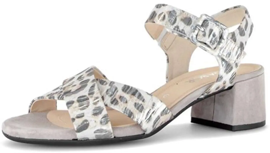 Gabor Sandalen 38.5 - Wit Grijs Combi - afbeelding 2 van 6