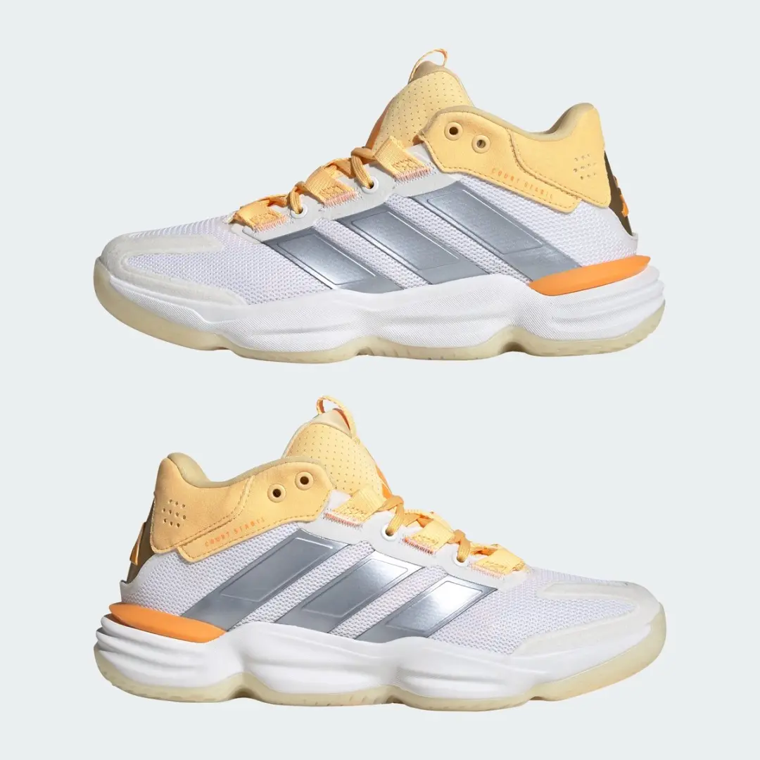 adidas Performance Court Stabil NSY01 Indoor Sneakers - Wit