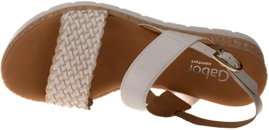 Gabor Damen Sandalette Genua 62.705 - Wit - afbeelding 3 van 6