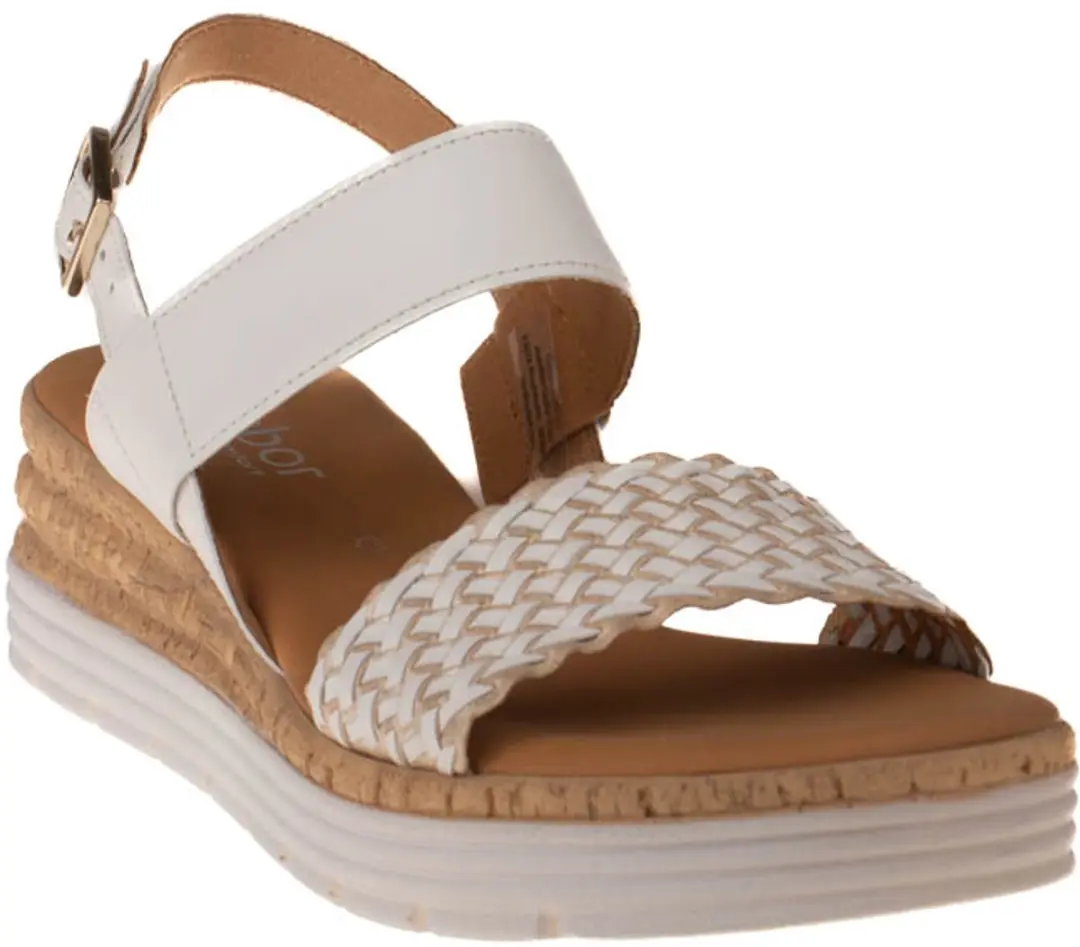 Gabor Damen Sandalette Genua 62.705 - Wit - afbeelding 2 van 6