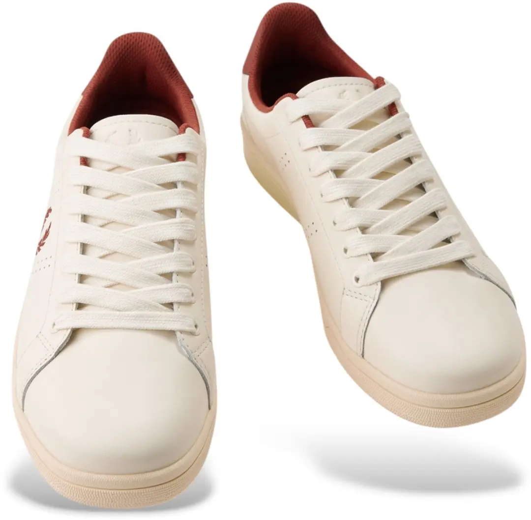 Fred Perry B721 Leren Sneakers - 43 - Beige