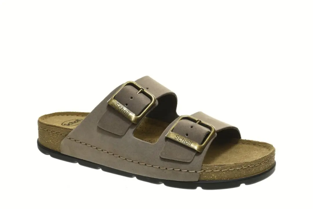 Scholl Bora Slippers - Taupe 43 - afbeelding 2 van 3
