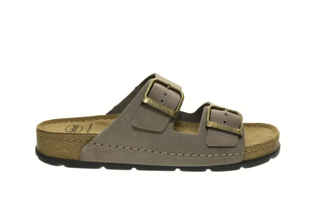 Taupe Bora Slippers Buckles maat 43