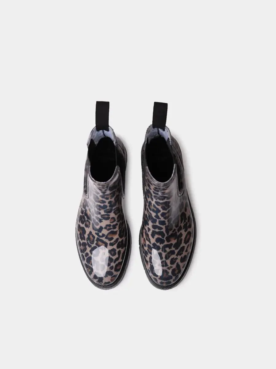Regenlaarzen voor dames met dierenprint