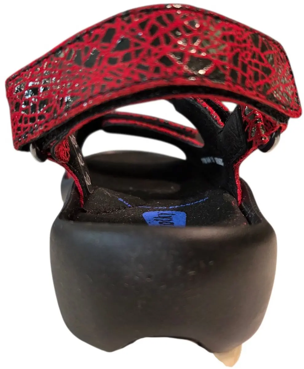 Wolky Brasilia Sandalen Rood Leer - 37 - afbeelding 3 van 6