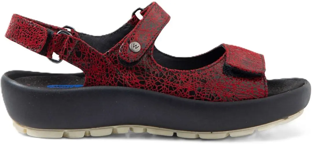 Wolky Brasilia Sandalen Rood Leer - 37 - afbeelding 5 van 6