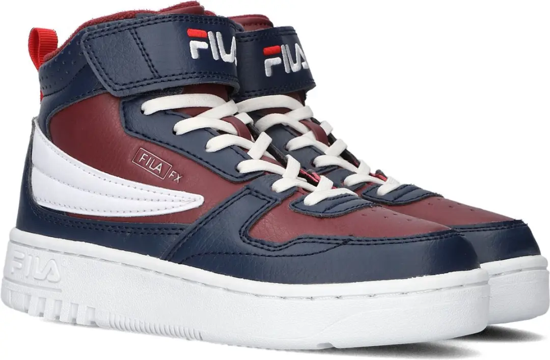 Fila Fxventuno Velcro Mid Hoge sneakers - Jongens - Rood - Maat 35 - afbeelding 4 van 6