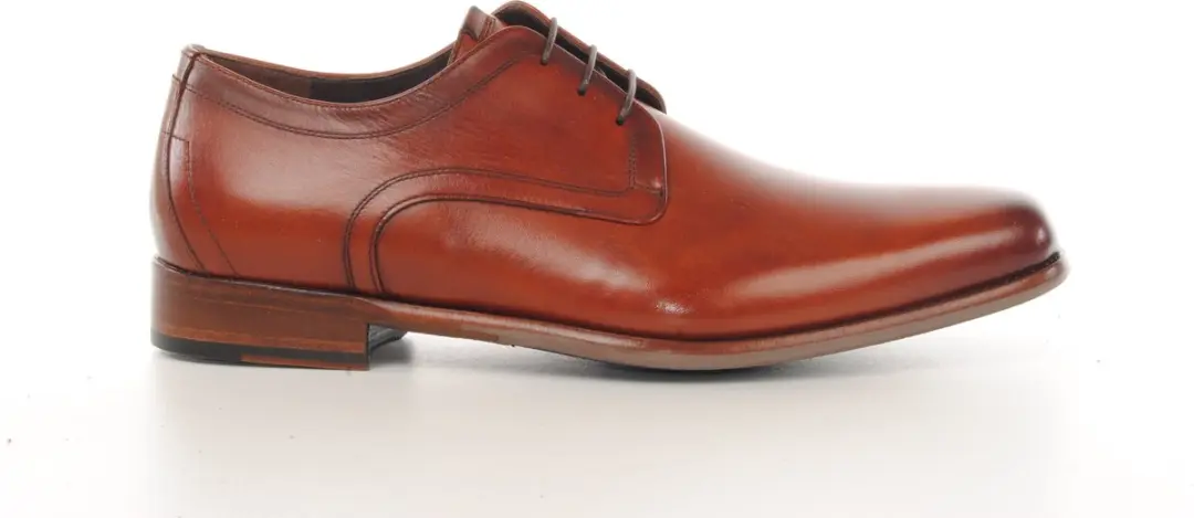 FLORIS VAN BOMMEL heren veterschoenen de draver naturel