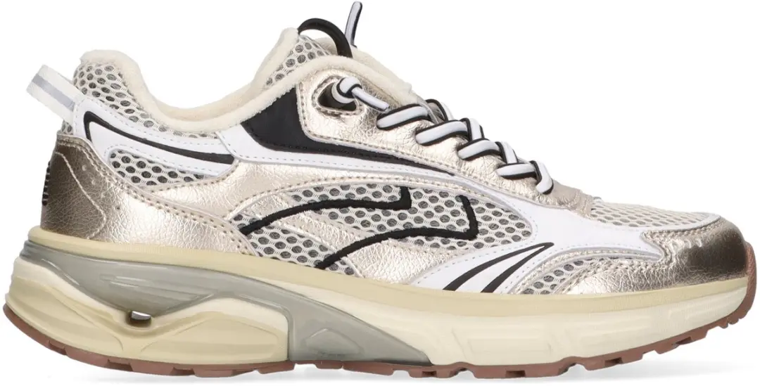 Maruti Riva Dames Sneakers - Goud - Maat 38 - afbeelding 3 van 6