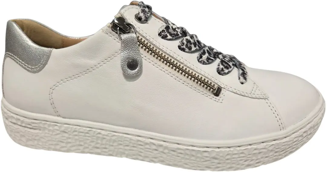 Dames Veterschoenen Hartjes Phil Shoe Weiss Silber Wit