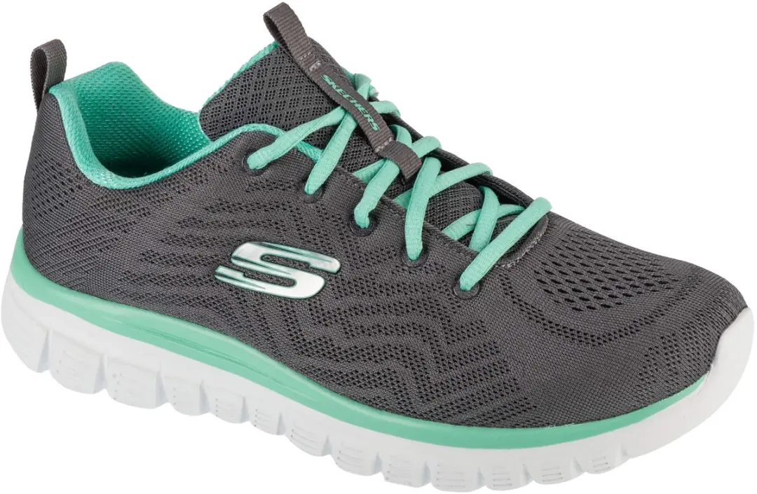 Skechers Sport GRACEFUL GET CONNECTED WIDE FIT Sneakers Damesschoenen Grijs