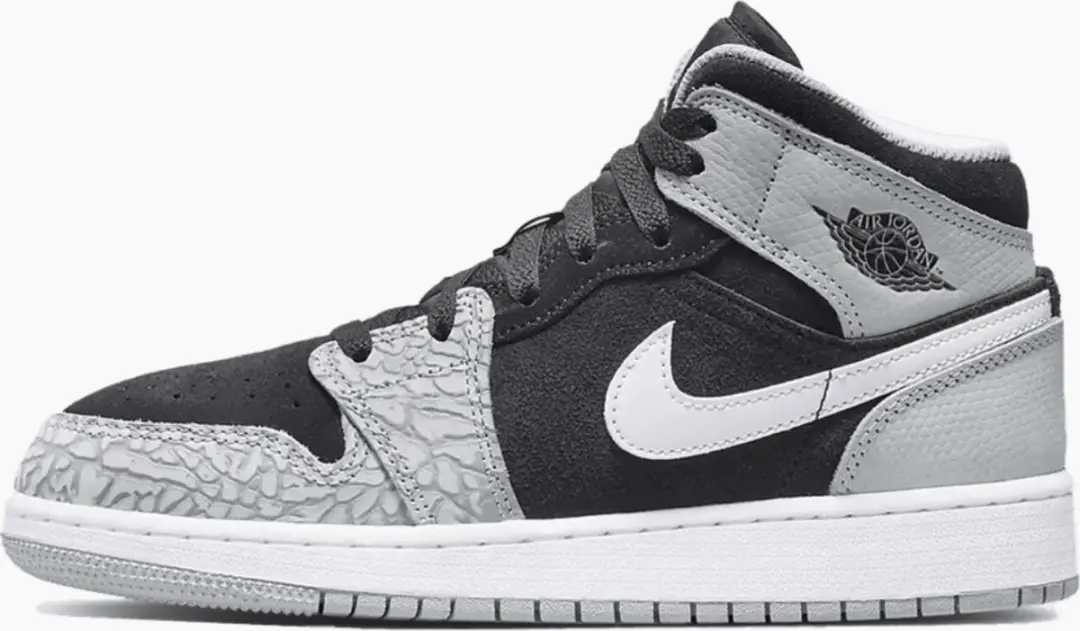 Nike Air Jordan 1 Mid SE (GS), Elephant Print, DM6216-016, EUR 39