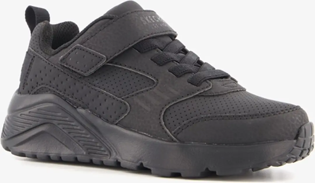 Skechers Uno Lite Donex zwarte kinder sneakers
