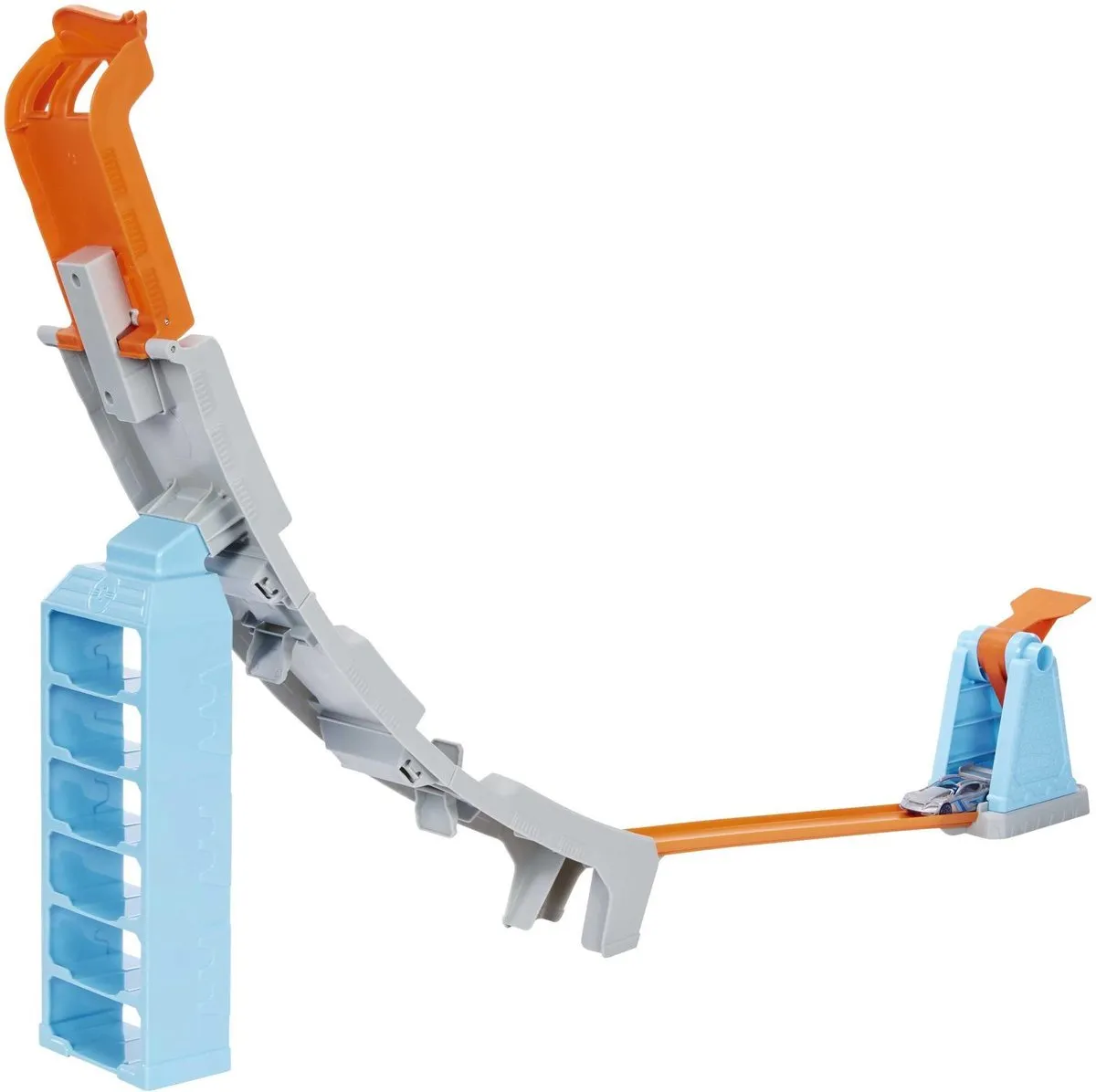 Hot Wheels Action Hill Climb Champion GBF83 Speelset - Blauw/Oranje
